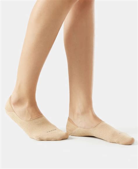 Buy Microfiber and Compact Cotton Stretch No Show Socks with StayFresh ...