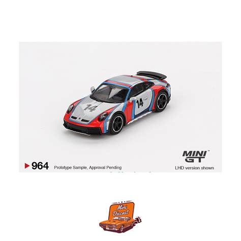 Mini GT #964 Porsche 911 Dakar – Ice Grey Metallic “Rally 1978” (Impor ...