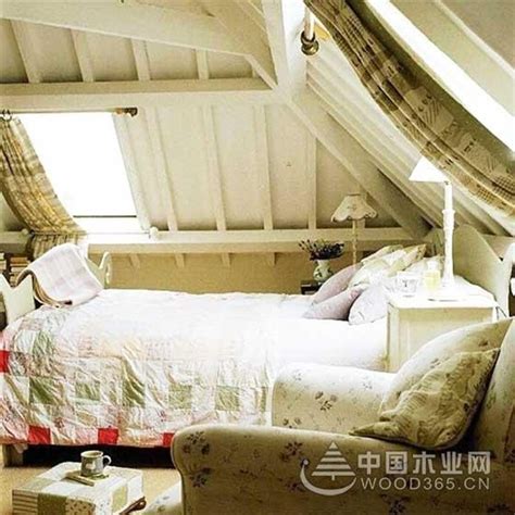 10款斜顶阁楼装修设计图片-中国木业网