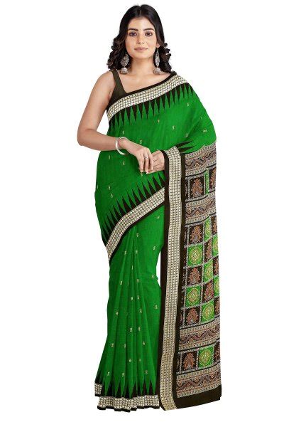 Shop Bomkai-Sonepuri Cotton And Silk Sarees online