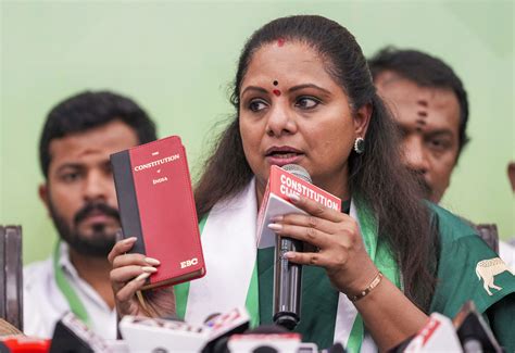 Suspended BRS leader Kavitha announces quitting party, MLC post