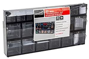 Transparent Tilt Storage System Organizer Bins Tool Organizer for ...