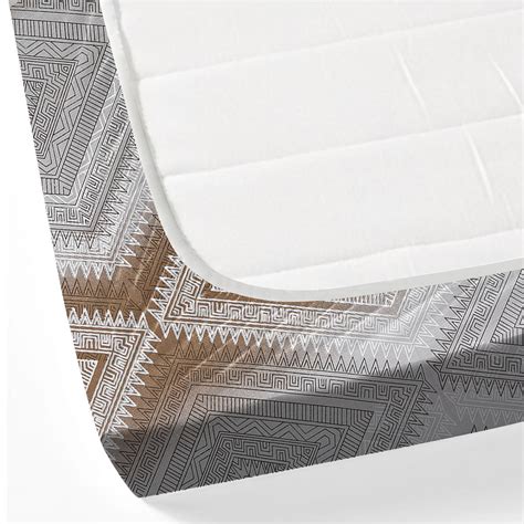 Buy SWAYAM Diamond Dust Geometric Elegance Cotton King Fitted Bedsheet ...