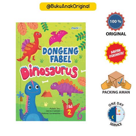 Jual Buku Cerita Anak Dongeng Fabel Dinosaurus Jilid 2 Bergambar ...