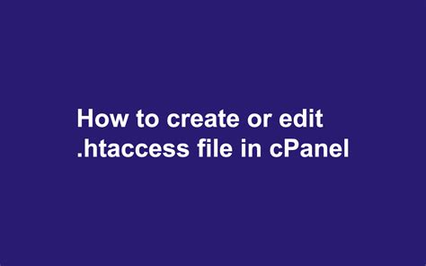 Image result for How to Create Htaccess File