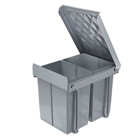 Cubo de basura para cocina, mueble bajo, cubo de basura empotrado ...