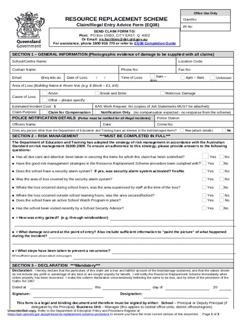 Claim illegal entry advice (EQ38) Doc Template | pdfFiller