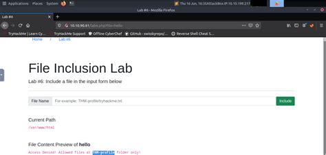 Try Hack Me File Inclusion 的图像结果