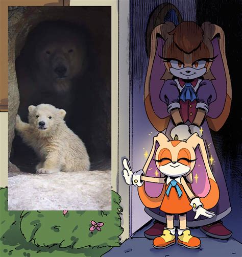 cream the rabbit and vanilla the rabbit (sonic) drawn by nenafena ...