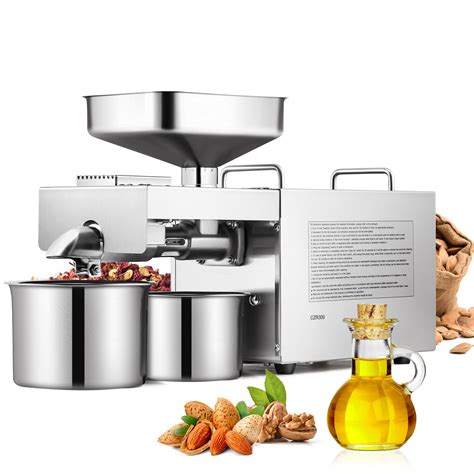 CGOLDENWALL 1500W Commercial Automatic Oil Press Machine Industrial Oil ...