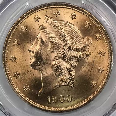 1900 Liberty Head $20 Gold Double Eagle PCGS MS-64 - Old Pueblo Coin