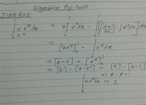 solve.... integrationthe integral of (x e^x)from 0 to 1no spam - Brainly.in