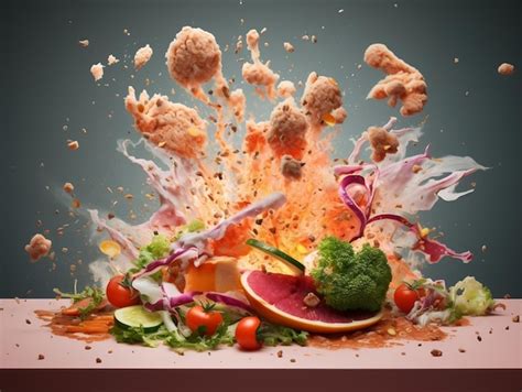 Image result for Exploding Food