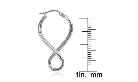 Sterling Silver Square Tube L... | Groupon Goods