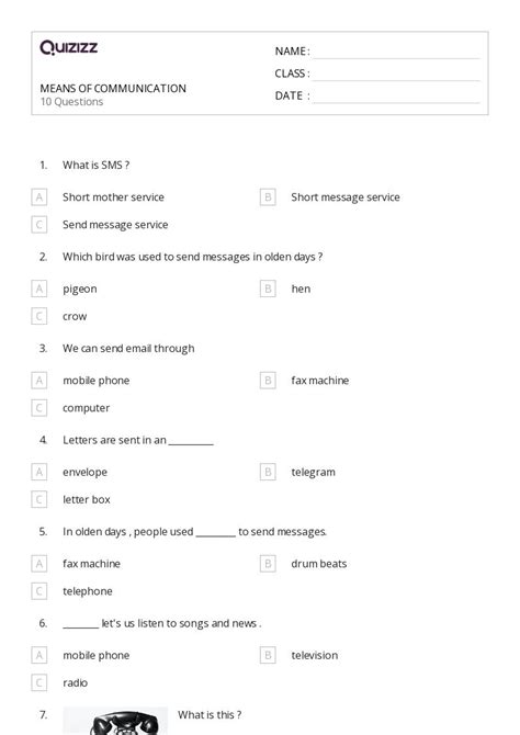 50+ Central Message worksheets for 1st Class on Quizizz | Free & Printable
