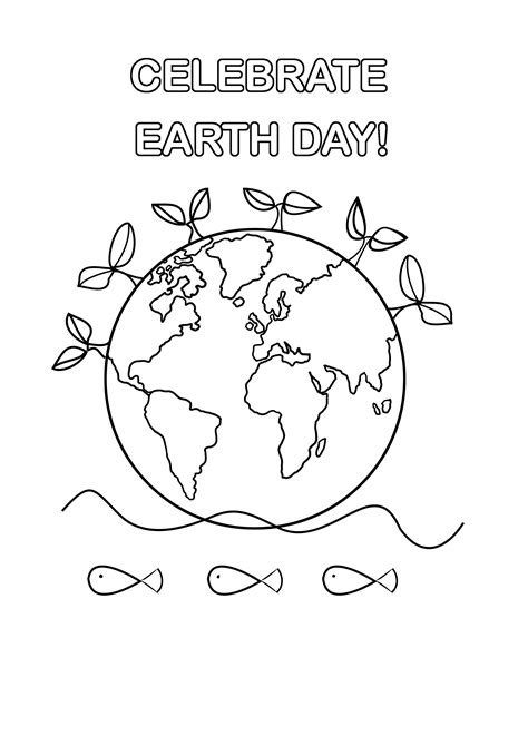 Holidays Earth Day Coloring Pages - Free Coloring Pages