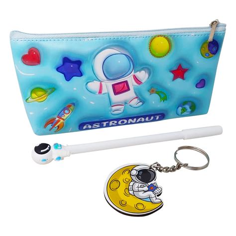 PARTEET Space Pouch with Space Pen and space Key Chain for Boys ...