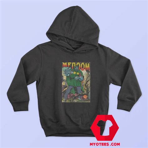 MF Doom Comic Book Art Vintage Unisex Hoodie | myotees.com