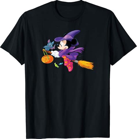 Buy Disney Halloween Minnie Mouse Flying Witch T-Shirt Online at Lowest ...