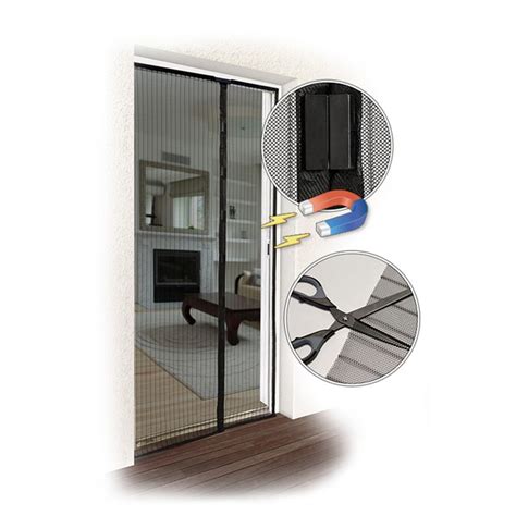 Magnet-Fliegengitter Für Balkon- Oder Terrassentür 160x200 Cm – Insektenschutz Ganz Ohne Bohren