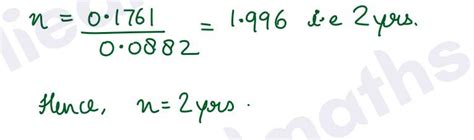 Class 12 CBSE Applied Maths Return, Growth & Depreciation Exercise 14.2