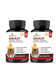 Nutrazure Shilajit Tablets (500mg) with Pure Shilajit Extract ...