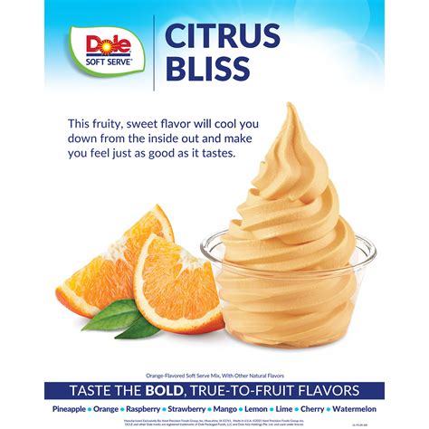 Dole Soft Serve Mix - Orange - Bag (4.4 lbs) – LollicupStore