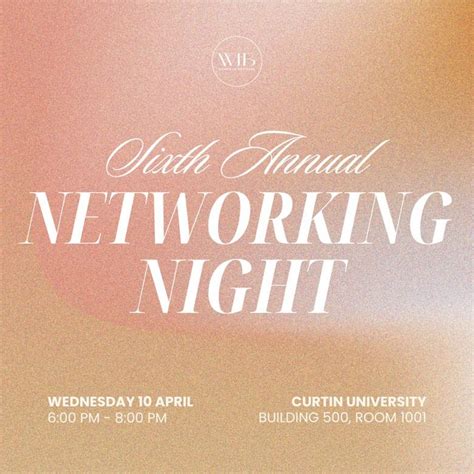 ? Annual Networking Night ? , Curtin University, Perth, 10 April 2024 ...
