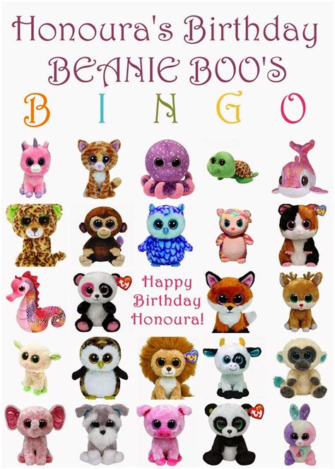 Ty Beanie Birthday Calendar - Printable And Enjoyable Learning