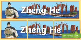 Zheng He Display Pack (teacher made) - Twinkl