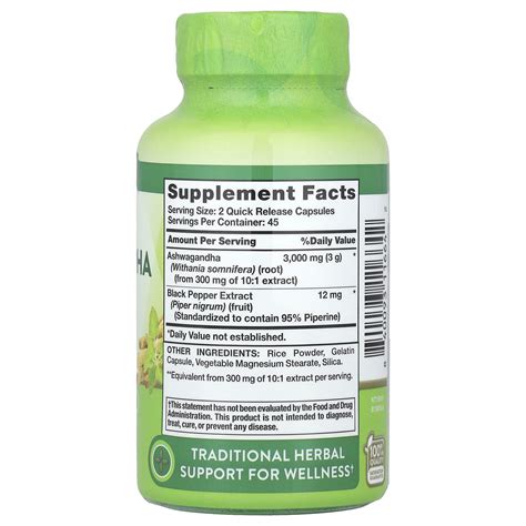 Nature's Truth, Ashwagandha, Extra Strength, 3,000 mg, 90 Quick Releas