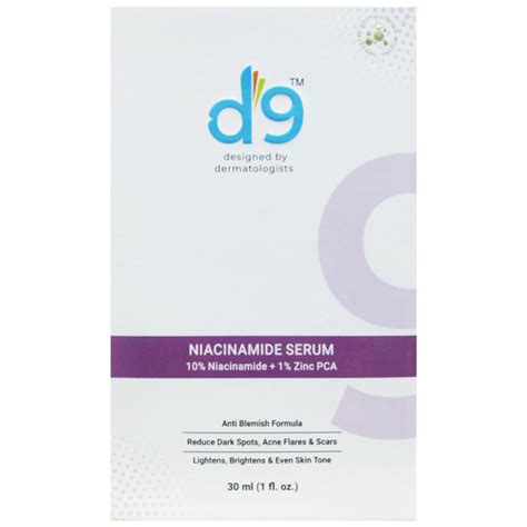 Buy D9 10% Niacinamide + 1% Zinc Pca Serum, 30 ml | 19 Minutes Delivery ...