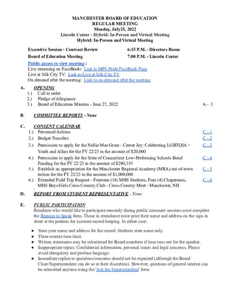 Fillable Online Executive Session - Contract Review Fax Email Print ...