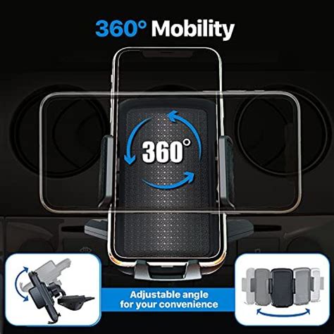 Buy Cell Phone Holder for Car, CD Slot Car Phone Holder, Hands Free Car ...