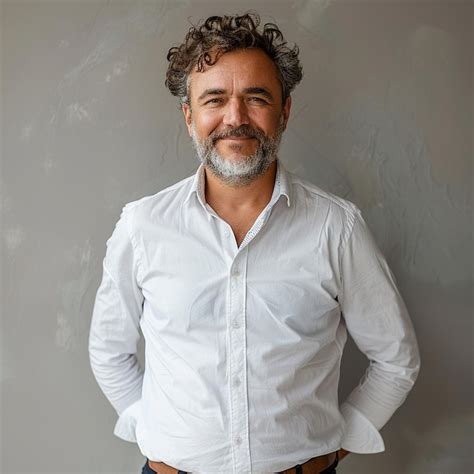 A businessman with protruding round belly wearing white shirt | Premium ...