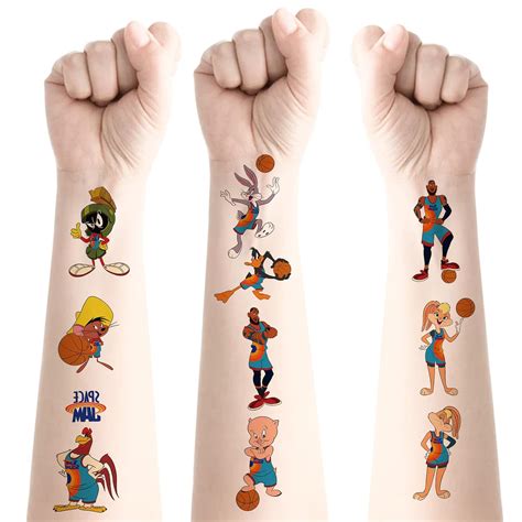 17 Sheets Temporary Tattoos for, Basketball Party | Ubuy India