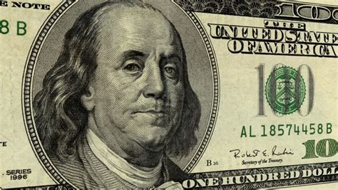 President Benjamin Franklin on a One Hundred Dollar Bill 1623480 Stock ...