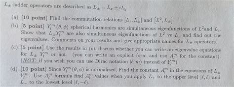 Image result for Commutation Relations of Ladder Operators