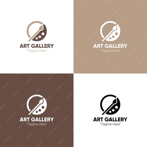 Art gallery logo | Premium Vector