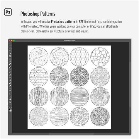Procreate & Photoshop Sketchy Patterns Brushset | Toffu Co