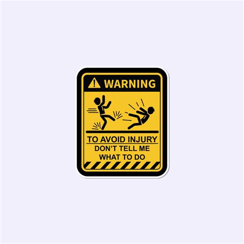 Dont Tell Sticker – Phorba