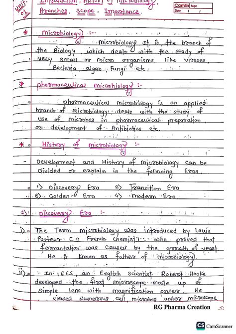 Pharmaceutical microbiology unit 1 - Pharmacy - Studocu