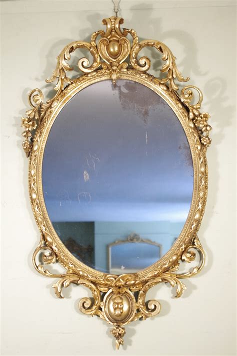 Vintage Oval Wall Mirrors at Savannah Battles blog