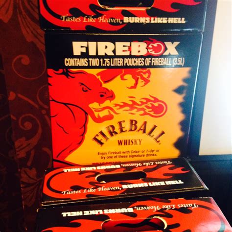 David Bachemin on Twitter: "Fireball now has a box and bag. It's two ...
