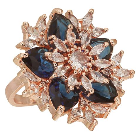 Sasitrends Trendy Star Shaped Flower Designer American Diamond Stone ...