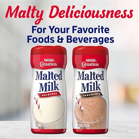 Nestle Carnation Original Malted Milk Powder Mix 13 OZ - 1 Canister ...