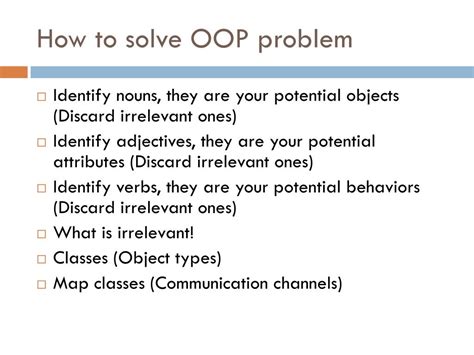 Image result for Object-Oriented Programming Problem Solving