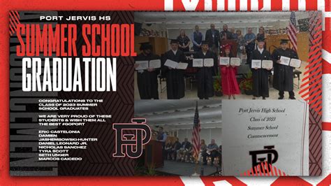 PJHS: Summer School Graduation | Port Jervis High School