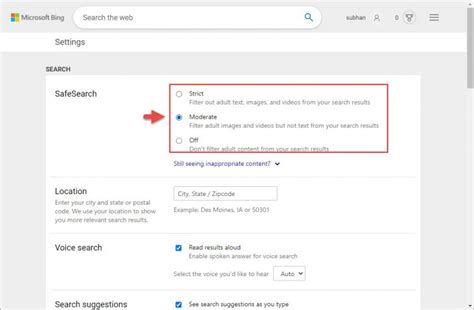 Image result for Disable SafeSearch Edge