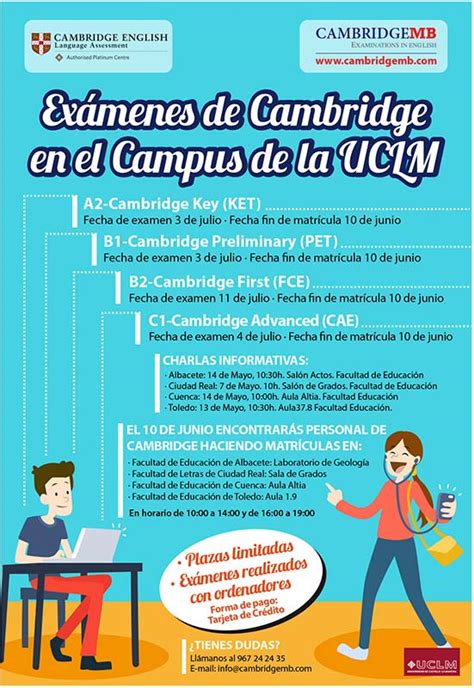 Estamos listos para los exámenes de Cambridge en la UCLM - 2015